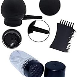 Professional Hair Building Fibre Applicator Pump With Empty Bottle And Optimizer Comb Hair Thickening Nozzle Spray Atomizador For Men And Women-image-7