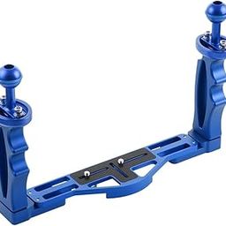 Loom Tree Aluminium Alloy Underwater Camera Tray Video Light Stabilizer Support Blue-5