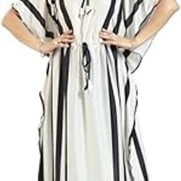 Women's- Kaftan/Nighty/Maxi/Gown/Nightdress/Nightwear Serena Fabric- V-Neck Floral Print-image-19