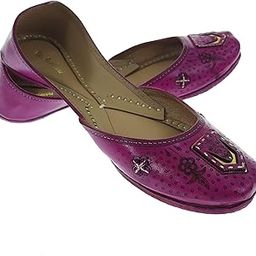 Women's 3D Dulhan Gold Zarriwork Genuine Soft Leather Jutis | Bite and Pinch Free Juttis | Punjabi Jutti | Girl's Office Flat Ladies Mojari | dailywear Ethnic Juti |-image-99
