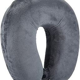 Soft Plush Fibre Travel Pillow (Grey-Pillow)-image-61