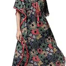 Women'S Cotton Floral Printed Kaftan for Women-26