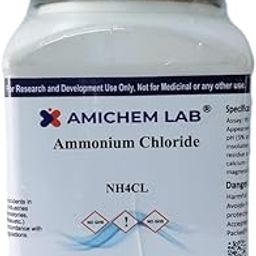 Ammonium Chloride (NH₄Cl) 500gm purity 99.50% CAS 12125-02-9 (AMICHEM LAB)-image-57
