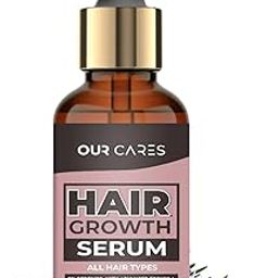 Our Cares by Salasar Ayurveda Advance Formula Redensyl Hair Growth Serum, Contain: Rosmary | Argan Oil | Olive Oil | Almond, Usage: Scalp Cleansing | Reduces Fall, for All hair Types, 50ml, Pack of 1.-image-99