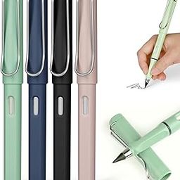 SHUTTLE ART 2pcs Eternal Inkless Pencil, Permanent No Sharpening, Everlasting Writing Pen for Children School Artists Sketch Drawing-23