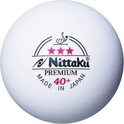 NITTAKU Premium 3 Star 40+ Plastic Table Tennis Ball, (White)-23