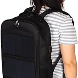 3nh Solar Backpack for Travel, Waterproof Backpack with S Shaped Back Pad, USB Charging Port, Suitable for Biking, Running, Festivals-image-46