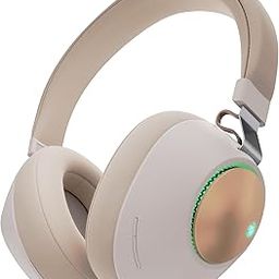 ZEBRONICS Duke Wireless Bluetooth Over Ear Headphone with Upto 60h Backup, Dual Pairing, Gaming Mode, Environmental Noise Cancellation (ENC), LED Lights, Deep Bass, Voice Assistant Support (Beige)-20