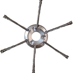 GT-Shakti Steel Trimmer Line (Heavy Duty), 3.0 mm Square, 50 m, Professional Grade Steel Rope Wire, Size: 8 inches (1, Silver)-10