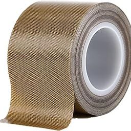 AIYUNNI PTFE Coated Fiberglass Telfon Tape, High Temperature Adhesive Tape Welding Sealing Teflon Tape for Vacuum Sealer Machine (2-inch x 33 Feet)-image-68