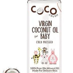 Coco Crush Virgin Coconut Oil For Baby Hair & Skin Massage|Cold Pressed & 100% Natural|Prevents Diaper Rash, Certified Organic (100Ml)-25