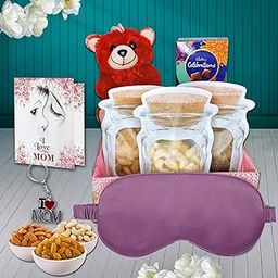 Midiron A Heartfelt Gift of Love & Wellness, Unique Gifts Hamper for Mom, Grandmother on Birthday, Mother's Day & Every Spacial Occasion, Premium Chocolate & Dry Fruits Hamper for Mother-image-57