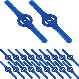 CLUB BOLLYWOOD® 20 Pieces Blades Set Trimmer Blades Head for Cordless Grass Trimmer Strimmer Blue|Home & Garden | Yard, Garden & Outdoor Living |20 Cutter Blades for Electric Cordless-picture-14