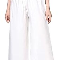 Palazzo Pants for Women | M to 5XL | Plus Size Palazzos for Women | Non- Transparent | Plazo for Women-WHITE-2XL-image-57