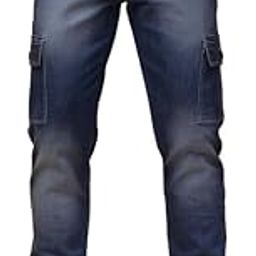 PRJ Cargo Cotton Denim Jogger Pants for Men’s | Denim Joggers for Men’s | Men's Sports Regular Fit Cotton Causal Pant-picture-15