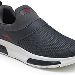 Minerva Men's Casual Sports Shoes Mesh Upper Slip on Design Soft Cushioned Memory Foam Insole Extra Grip Anti Skid Comfortable Lightweight Durable for Gym, Walking, Jogging & Everyday-image-7