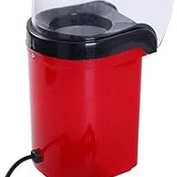 Dubai Gallery Small Hot Air Popcorn Popper Maker H31933Us Red/Black/Clear-image-60