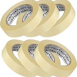 ETI Masking Tape for Carpenters & Painters 6 Rolls of 24mm X 20Mtr Each-11