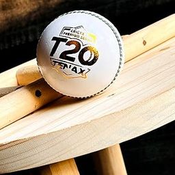 Imported Water Proof Premium White Leather Cricket Ball 20 Over Two-Piece (Pack of 1)-62