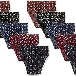 Jon Women's Aishwarya Cotton Printed Panties (Pack of 10) (Colours May Vary) (X-Large), Multicolor (Printed P10 95)(Colors and Prints May Vary)-image-58