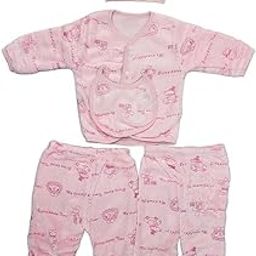 New Born Baby Winter Wear Keep Warm Velvet Baby Clothes 5Pcs Sets Cotton Baby Boys Girls Unisex Baby Fleece/Falalen or Flannel Suit Infant Clothes First Gift-image-94
