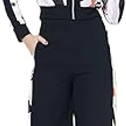 tj fashion Women’s Printed Co-Ord Set | Polycotton Crop Jacket & Straight Pants | Stylish Outfit for Casual, Travel & Party-Peach-picture-8
