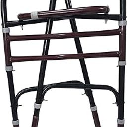 Sahyog Wellness Height Adjustable Folding Walker for Adults, Senior Citizens and Patients - Made in India (Black)-image-68