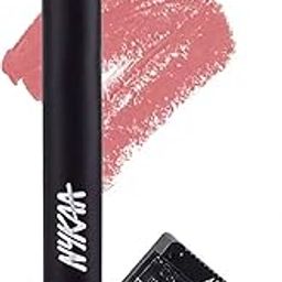 Nykaa Matte-illicious Lip Crayon Lipstick with Free Sharpener - Lacy Luck 10-image-3