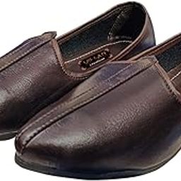 Men Stylish, Ethinic, Casual, Slip On Loafers Shoes, Black Patent, Black Juti Jutis, Mojaris, kolhapuris, Rajsthani Nagra Nagras, Punjabi Juttis, Kurta-Payjamas Juti GeJ-1774-image-18