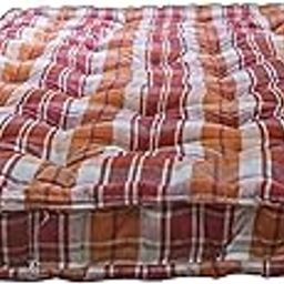SPINEHEAL MATTRESS Soft Light Filled Foldable Bed Mattress, Firm Gadda for Floor, Bed, Travelling, Light Weight, Double Size Mattress (72 x 48 x 5 Inches) Cotton-image-85
