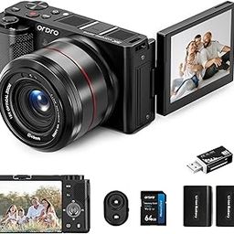 Ordro 5K Digital Camera for Photography, 5K 64MP 12X Optical Zoom YouTube Vlogging Camera with Autofocus & Manual Focus, Travel Camera Content Creator with Control, 64G Card, 2 Batteries-image-52