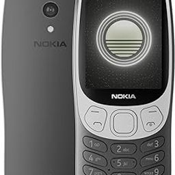Nokia 3210 4G | All-New Classic Keypad Phone with Dual SIM, YouTube, Scan & Pay UPI, Rear Camera, Wireless FM Radio, MP3 Player, Bluetooth & USB Type C | Grunge Black-25