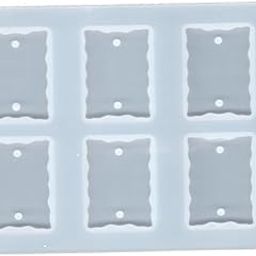 GBC Art Rakhi & Jewelry Resin Mold – Square Agate 6-Cavity Silicone Mould for Bracelet, Pendant, DIY Resin Art & Home Decor | Epoxy & UV Resin Compatible | Pack of 1-image-97