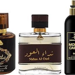 Dorall Collection Oriental Oud Wood EDP + Nidaa AI Oud EDT + Monte Carlo EDT Set 100ml (Pack of 3)-2