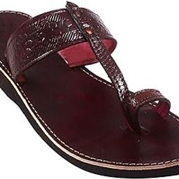 Women’s Handcrafted Synthetic Leather Flats | Ethnic Kolhapuri Style Chappals | Handmade Traditional Footwear for Daily & Festive Wear-image-93