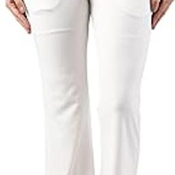 Elegance Women's Solid High-Rise Flat-Front Design Bootcut Trousers-image-3