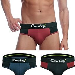 Coolzy Men's Cotton Printed Regular Fit Brief (Pack of of 3) SFUBRF3K361-8