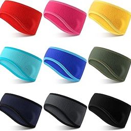 Zhehao Multicolor Fleece Ear Warmers for Kids, Unisex, Size 8.66 x 3.54 Inches, Running, Cycling, Skiing, Hiking, Children-image-97
