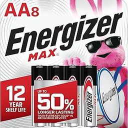 Energizer Max Performance Alkaline AA Batteries - 8-Pack, Long-Lasting, Leak-Proof, Ideal for Everyday Devices-11