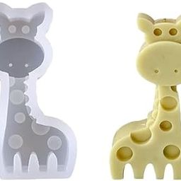 HUSAINI MART | Giraffe Shape Candle Mold Silicone Animal Soap Molds for DIY Scented Candle Making Aromatherapy Wax Melts Clay Cute Handmade Soap Molds Bath Bombs Chocolate Cake Fondant Molds-picture-19