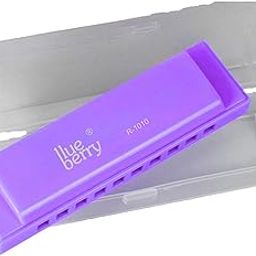 BLUEBERRY R-1010-PURPLE, Key C | 10 Holes|20Tones| Blues Harp Educational Mouth Organ Harmonica-image-50