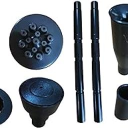 DESPACITO Water Fountain Nozzle kit for Home Decoration, Outdoor, Sprinkler Fountain kit Extension for Garden and Pond Submersible Water Pump (KIT, Small)-picture-2