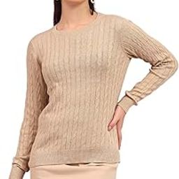 Cotton Blend Modern Womens Sweater-89