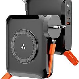 Ambrane 4-in-1 Powerbank, Magsafe Wireless & Laptop Charging with Inbuilt Type C Cable, 65W Fast Charging 15000mAh, Universal All-in-1 for iPhone, Android & MacBook/Type C Laptop (Aerosync 65, Black)-28