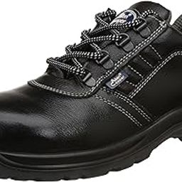Allen Cooper AC-1267 Men's Black Safety Shoe with Double Density DIP-PU Sole (7 India/UK)-image-48