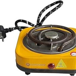COCOYAYA Coal Small Heater 500 Watt Charcoal Burner Hot Plate For Charcoal Heater, Hookah For Home, Electric Burner Stove Yellow)-image-72