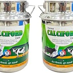 pashumantra CALCIFORD Gold 5 LTR Steel 2pcs HIGH Performance Liquid Calcium for Cattle, Cow, Buffalo, Goat, Pig, Horse & Sheep-image-54