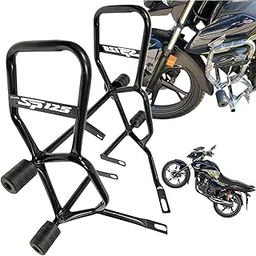 Dhe Best Bike Heavy Metal Frame Slider Frame Support Crash Guard Leg Guard Black Suitable for Honda Shine 125 SP BS6-20