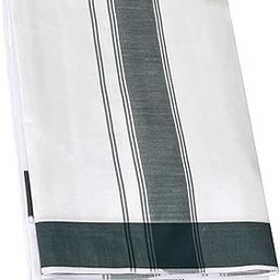 Men's Tillana 9x5 Panchakajam Dhoti with Towel, Polycotton, Size: (4.0mtr Dhoti, 2.25mtr Towel)-image-98