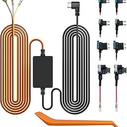 WOLFBOX USB C 4A Acc Hardwire Kit 11.48ft for All Dash Cams, Converting 12V-24V to 5V, with Battery Drain Protection,Supports Parking Mode-image-56